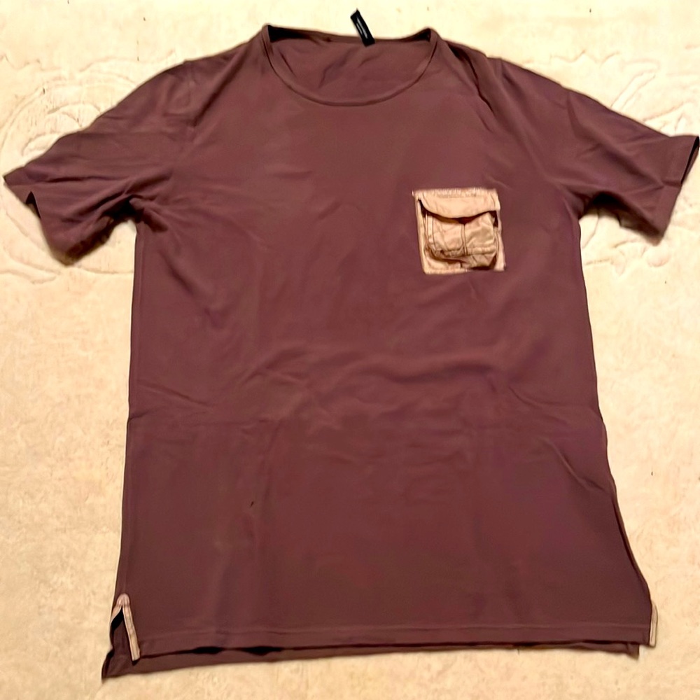 Men’s Brown Roberto Collina Pocketed T-Shirt | Medium | EUR SZ 50 | NWOT |